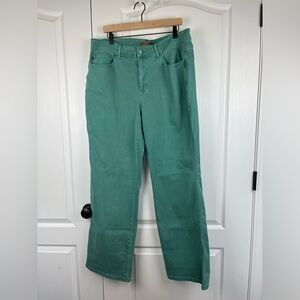 COPY - Judy Blue Garmet Dyed Jeans Size 20 Green Stretch Straight